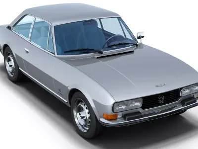 Peugeot 504 Coupe 3D model
