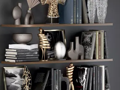 decorative set04 3D model 2