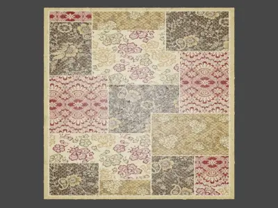 Carpet for the interior design 3D model