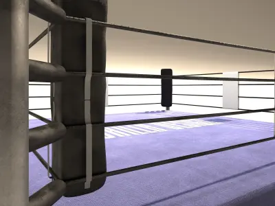 Boxing ring  3D model