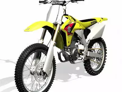 Suzuki RM-Z450 Dirt Bike 3D model