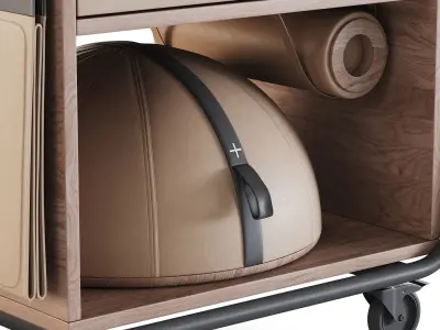 SOPHIA  SET WITH GYM EQUIPMENT 3D model