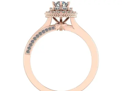 cincin solitaire 3D print model purchase