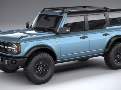 Bronco Badlands 4-door 2021 3D model