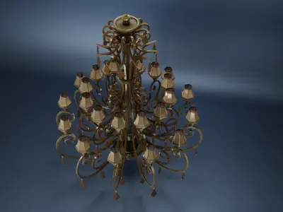 chandelier 3D model