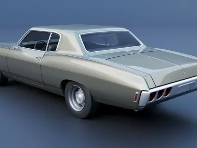 Chevrolet Caprice 1968 3D print model