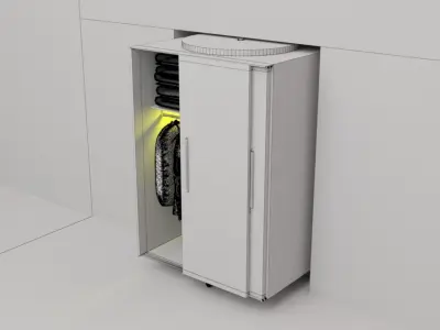 Murphy Bed -Wardrobe Bed- Free 3D print model