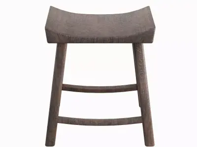 Old Wooden Chair Pack 3D Model Collection