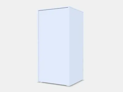 SMASTAD - PLATSA Wardrobe 1 Low-poly 3D model