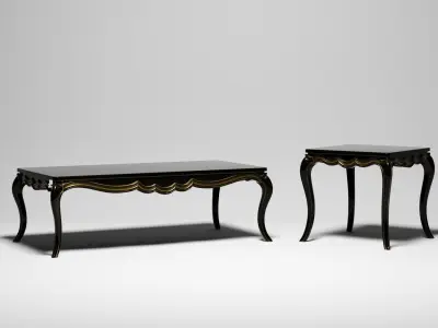 modern furniture with dining set  3D Model Collection