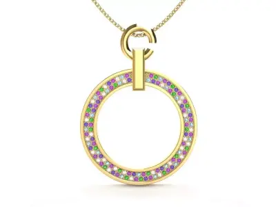 Colorful Pendant 3D print model