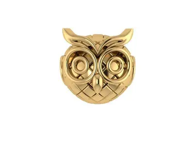 Owl Pendant 1405 3D print model