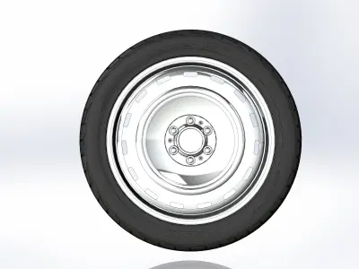 Custom wheels US Mags Sierra for your scale model 3D print model