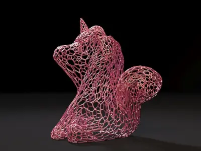 Unicorn figurine 2 3D print model