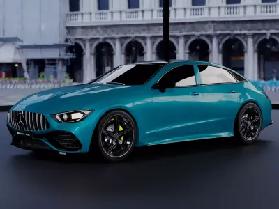 Mercedes AMG GT 63 3D model
