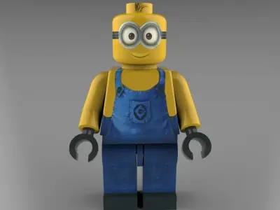 Smiling Minion 3D model