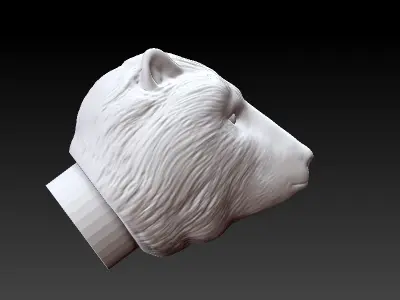 Bear Head bangle 3D model