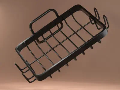 Metal soap holder 3D model