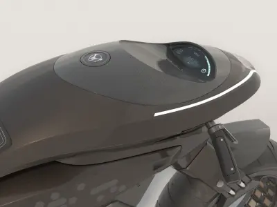 Motorcycle futuristic 3D model