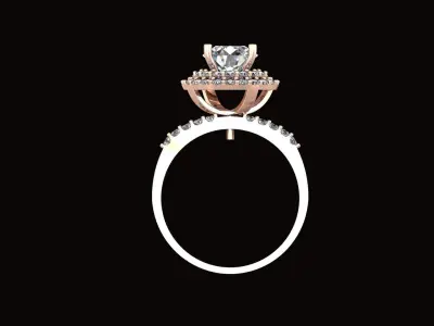 Diamond Ring 3D print model