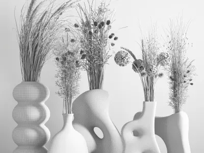 Bouquet collection 04 3D model