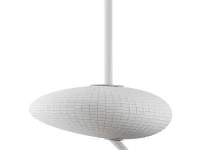 Minimalistic Luxury Nordic Pendant Light 3D model