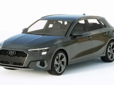 Audi A3 2021 3D model