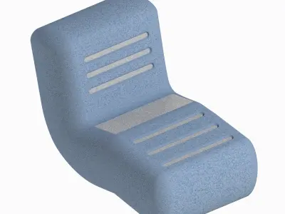 Stylish Air Inflatable Sofa 3D print model