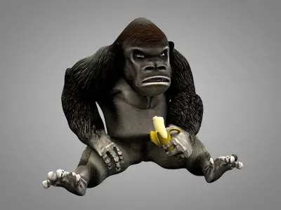 Gorilla 3D model