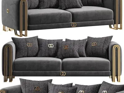 Milano Sofa 3D model