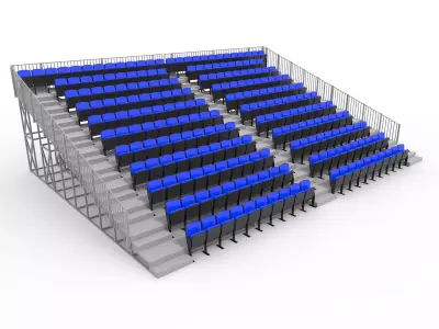 Bleachers 19 3D model