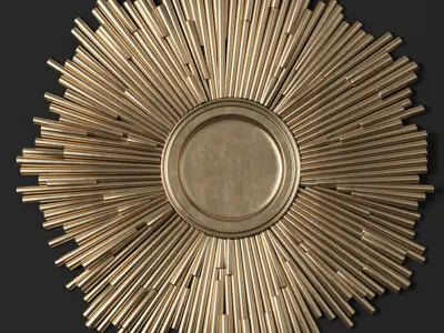 8 Ornament Circular 3Dmodel Brush alpha vol3 3D model