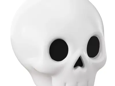 Decorative skull 3D model