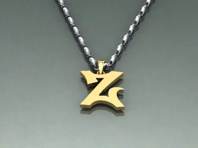 Pendant Z-z1 3D print model