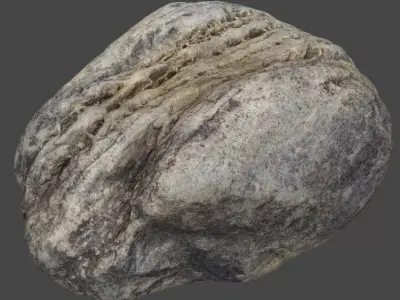 Briceburg Quartz 1 - 8K Textures - 7 Mesh Resolutions  Low-poly 3D model