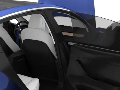 Tesla Model 3 All Colors  3D model