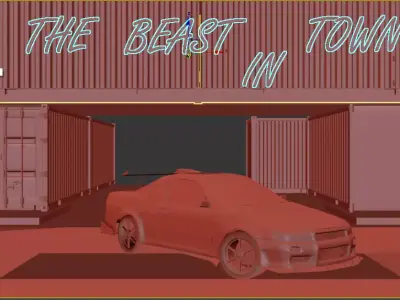 Game Enviornment  3D model