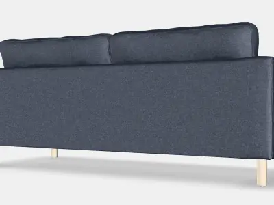 PARUP 3-seat sofa 3 Low-poly 3D model