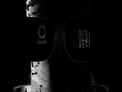 Blue camo short pants PBR 4k Low-poly 3D model