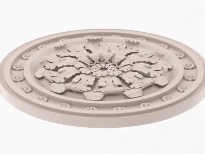 Classic Ceiling Medallion 31 3D model purchase