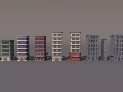Building Low-poly 3D model 13