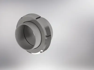 Union - pipe connection 3D model