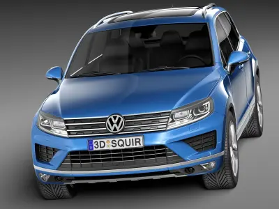 Volkswagen Touareg 2015 3D model