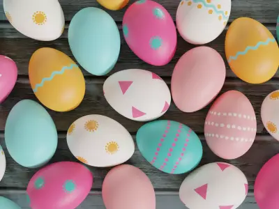 Easter Eggs 12 3D model