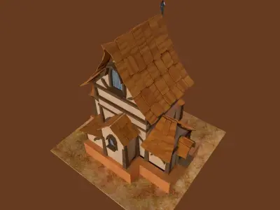 Stylized House  3D model