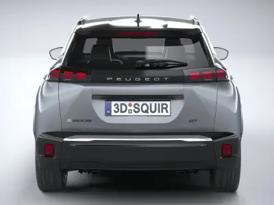 Peugeot E-2008 2024 3D model