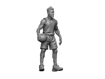 Baketball Player Pendant 3D print model