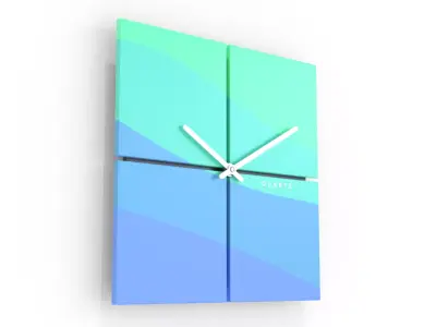 Minimalist Clock - Ocean Square 3D model