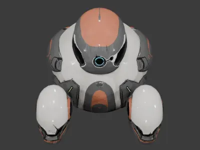 Robot 3D model 8