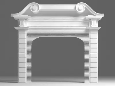 Entry Gate 3D model